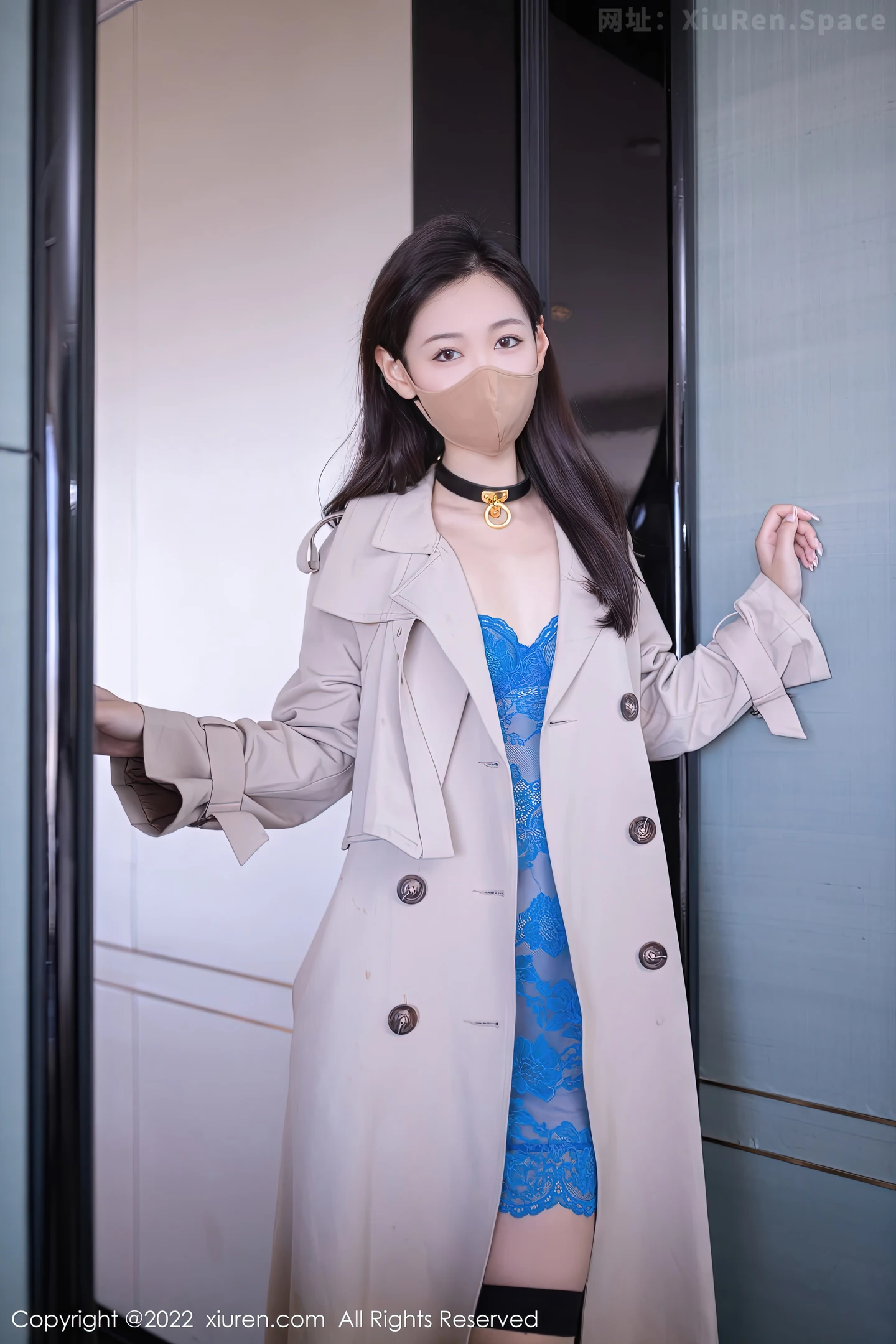 图片[2]-[XiuRen秀人网] VOL.5817 模特唐安琪性感蓝色蕾丝轻透服配原色丝袜秀曼妙身姿诱惑写真76P-秀人网官方网站